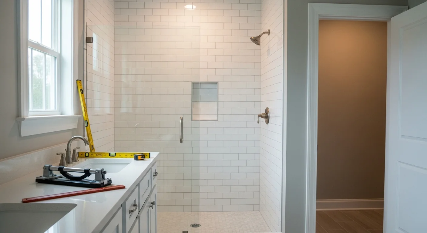Modern kitchen remodel with custom cabinets and countertops Modern kitchen remodel with custom cabinets and countertops